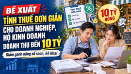 Hộ kinh doanh doanh thu dưới 10 tỷ đồng có thể được tự chọn cách tính thuế