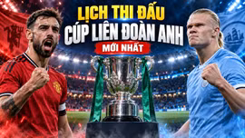 Lịch thi đấu Cúp Liên đoàn Anh mới nhất: MU, Man City lần lượt ra quân