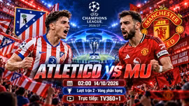 Atletico Madrid vs MU, 2h ngày 14/10: Thử thách lớn cho Quỷ đỏ