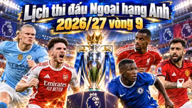 Lịch Ngoại hạng Anh vòng 9: Liverpool đại chiến Arsenal, MU gặp Chelsea