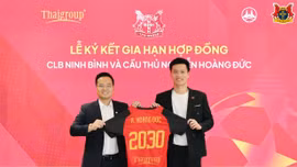 Hoàng Đức gia hạn với Ninh Bình đến 2030 trước mùa V-League mới