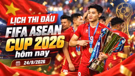 Lịch thi đấu FIFA ASEAN Cup 2026 hôm nay 24/9: Hai trận mở màn đáng chú ý