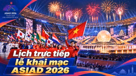 Cập nhật lịch trực tiếp lễ khai mạc ASIAD 2026 mới nhất