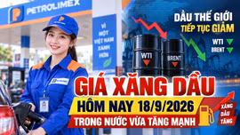 Giá xăng dầu hôm nay 18/9: Dầu thế giới giảm, trong nước vừa tăng mạnh