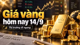 Giá vàng hôm nay 14/9: Vàng thế giới, SJC sẽ tăng hay giảm sau Fed?