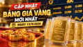 Cập nhật bảng giá vàng mới nhất ngày 13/9/2026