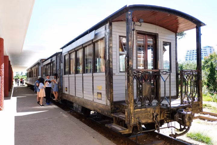 Ga Đà Lạt - một trong những điểm cực hút du khách.