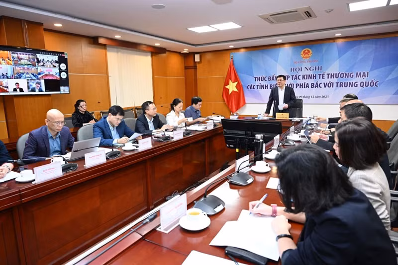 Hội nghị Thúc đẩy hợp tác kinh tế thương mại các tỉnh biên giới phía Bắc với Trung Quốc.