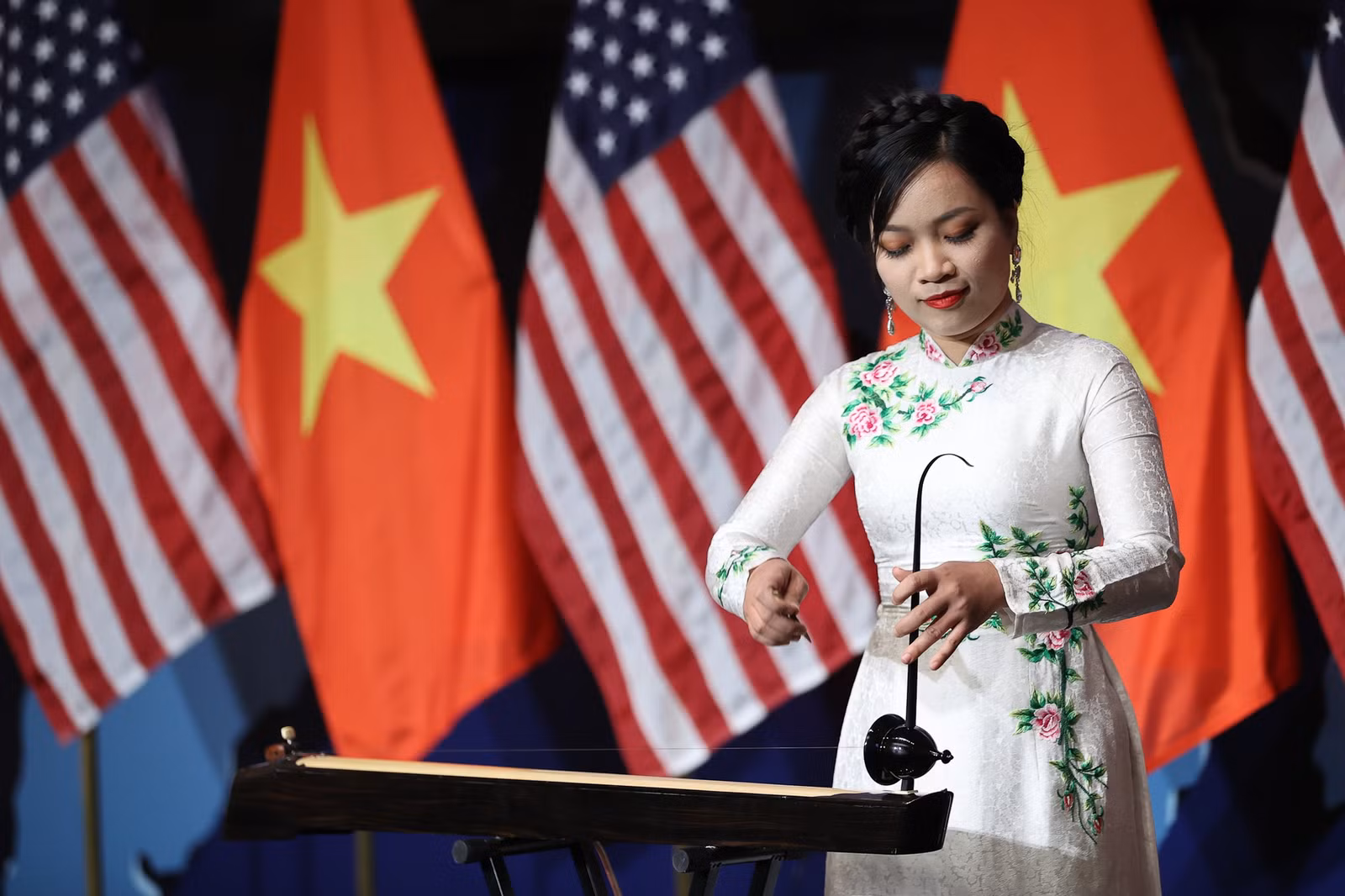 Các tiết mục văn nghệ tại lễ kỷ niệm 78 năm Quốc khánh Việt Nam và chào mừng quan hệ Đối tác Chiến lược toàn diện Việt Nam-Hoa Kỳ.