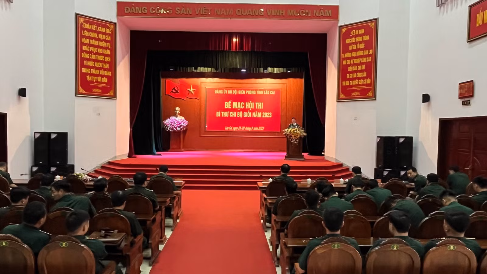 Quang cảnh buổi Bế mạc Hội thi Bí thư chi bộ giỏi năm 2023.jpg