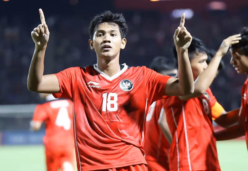 U22 Indonesia đánh bại chủ nhà U22 Campuchia với tỷ số 2-1.