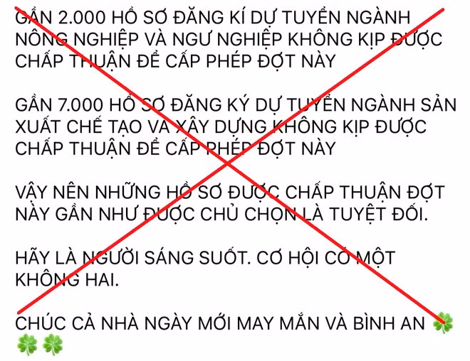 Thông tin không chính xác được đăng tải trên mạng xã hội.