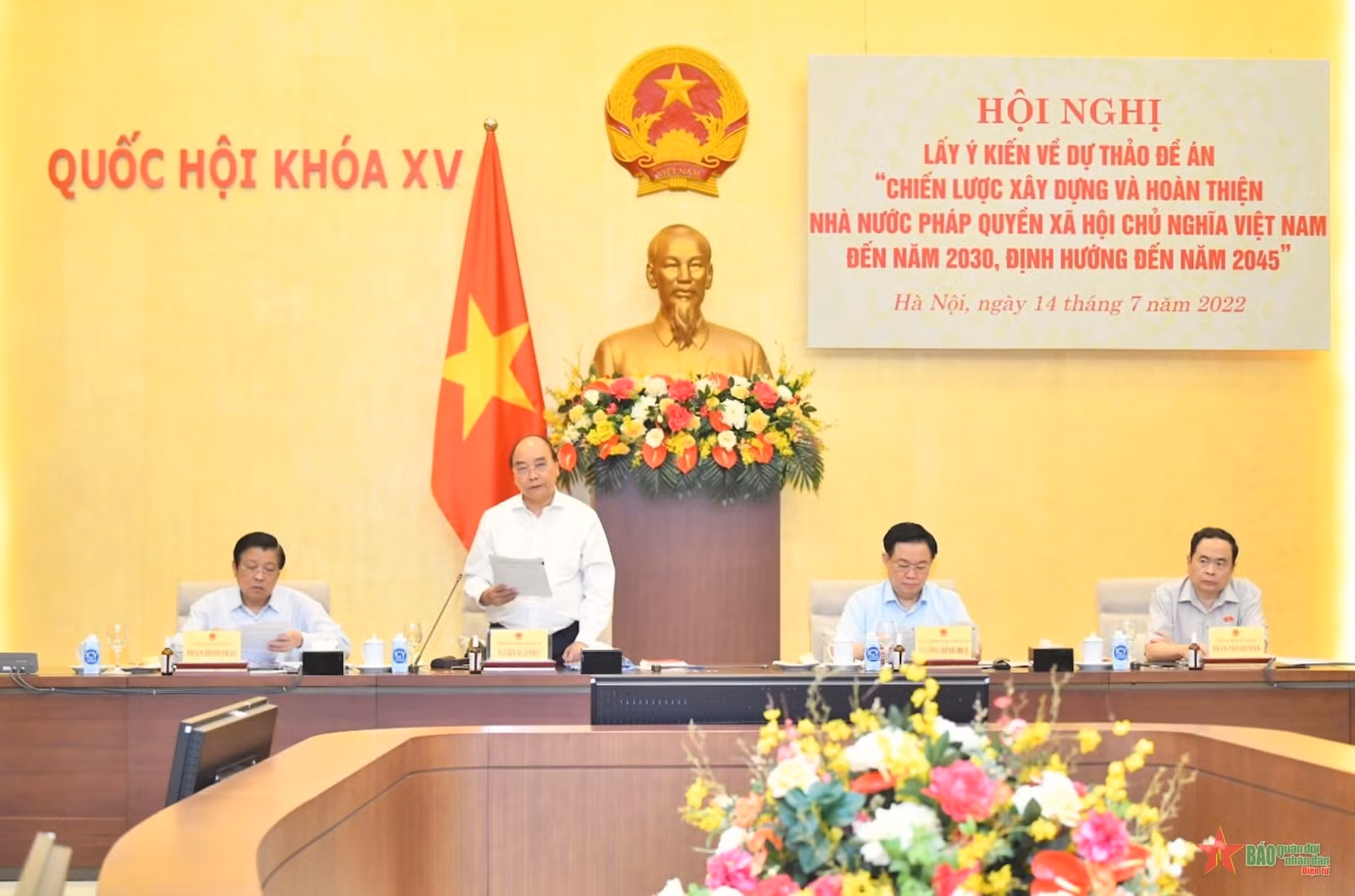 Chủ tịch nước, Chủ tịch Quốc hội đồng chủ trì hội nghị về xây dựng Nhà nước pháp quyền xã hội chủ nghĩa Việt Nam