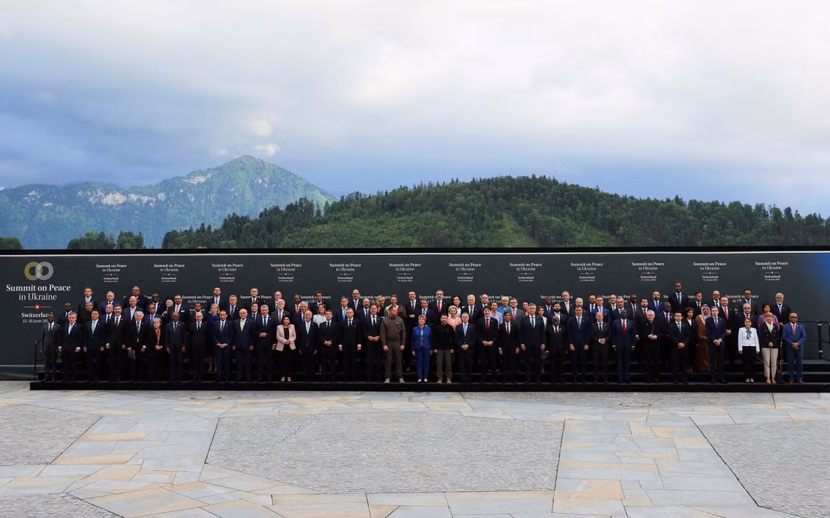 Hội nghị thượng đỉnh về hòa bình tại Ukraine. Ảnh: Reuters.