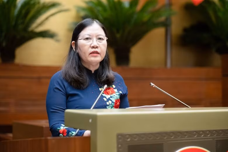 Chủ nhiệm Ủy ban Tư pháp Lê Thị Nga.