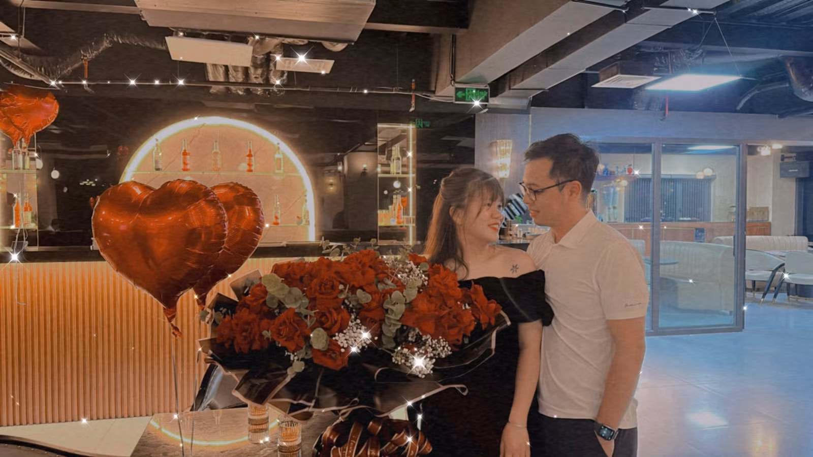 Vợ chồng chị Quỳnh anh Vũ đón valentine mỗi năm bên nhau.jpg