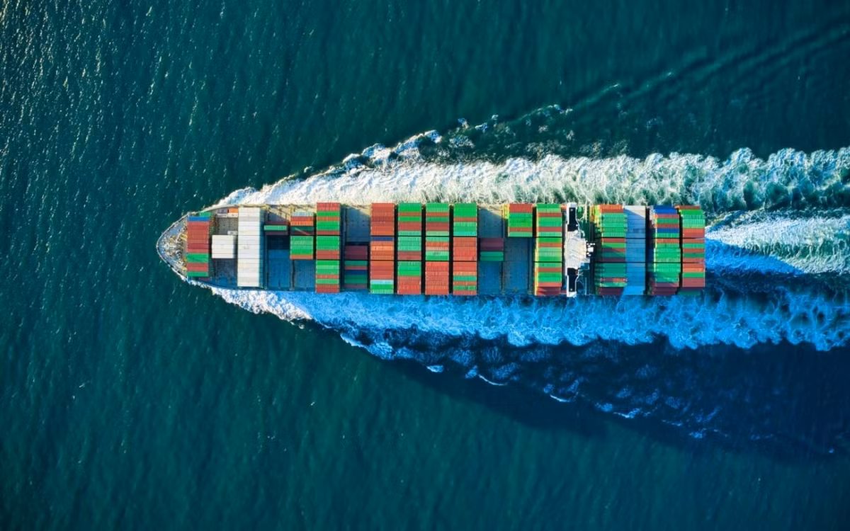 Tàu chở container hàng hóa. Ảnh minh họa: Tradefinanceglobal.