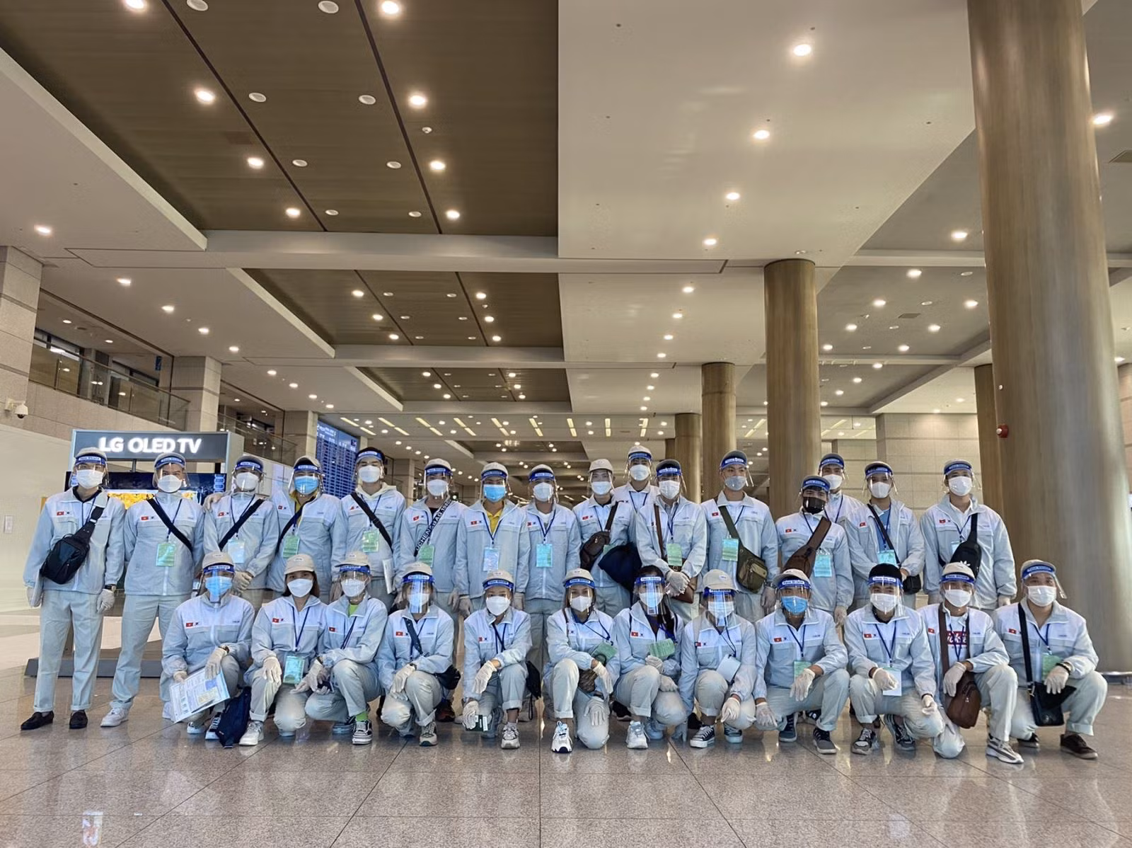 Lao động EPS nhập cảnh tại sân bay Incheon, Hàn Quốc (Ảnh tư liệu).