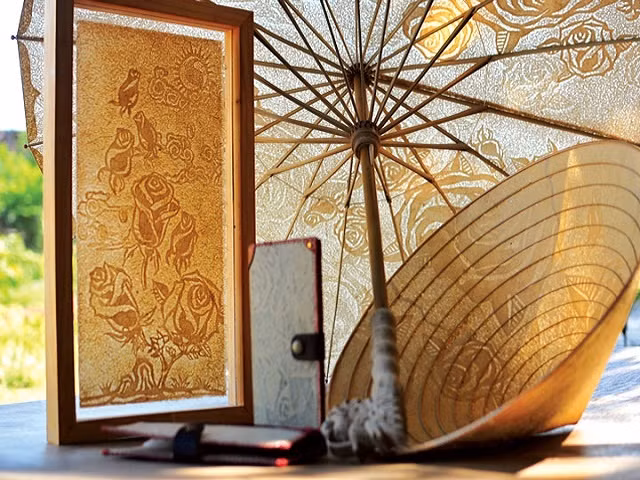Trúc Chỉ hiện diện ở những không gian sống, kết hợp với các nghề truyền thống như thêu, đan lát, làm nón.