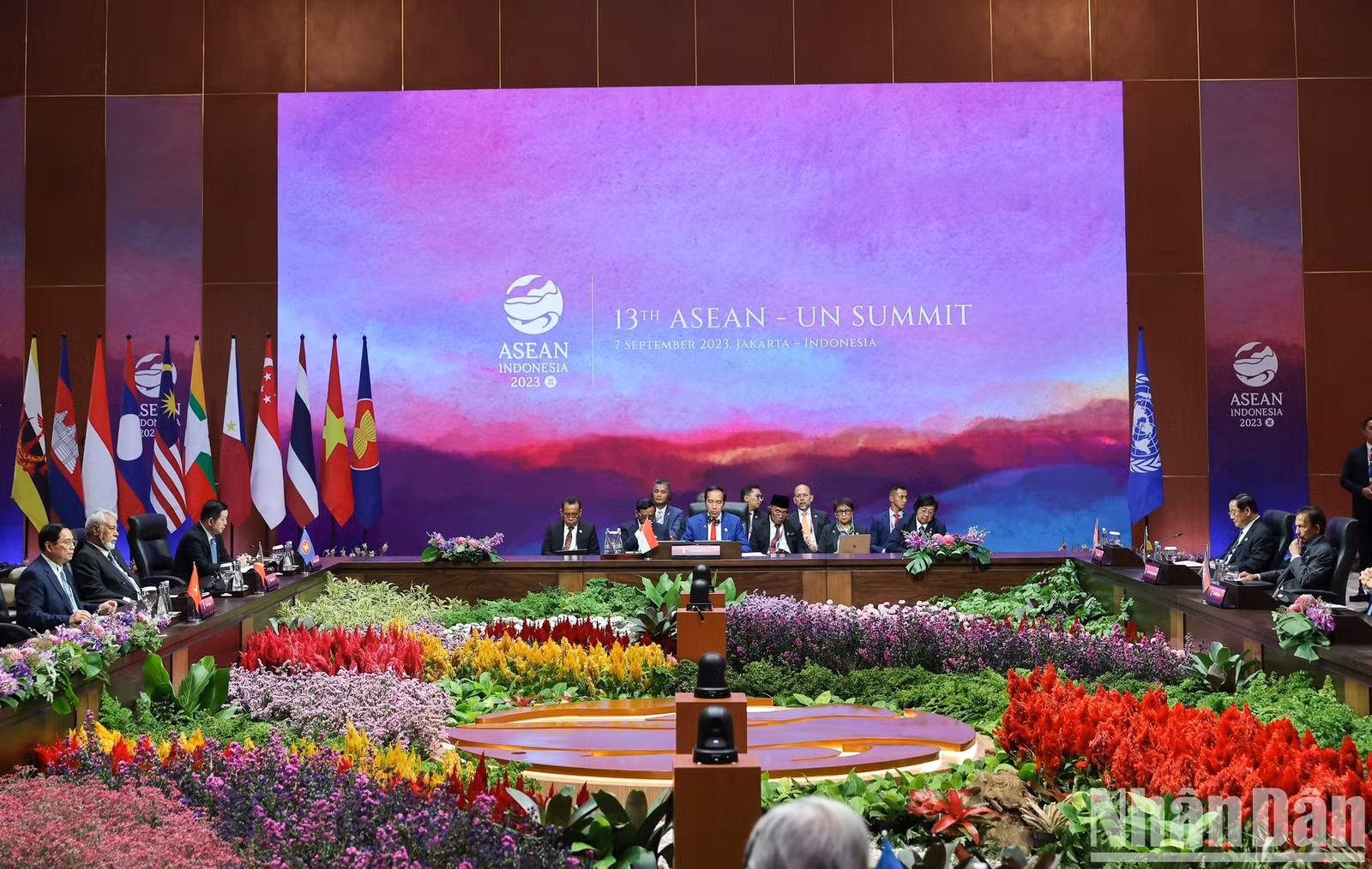 Quang cảnh Hội nghị Cấp cao ASEAN - Liên hợp quốc lần thứ 13.