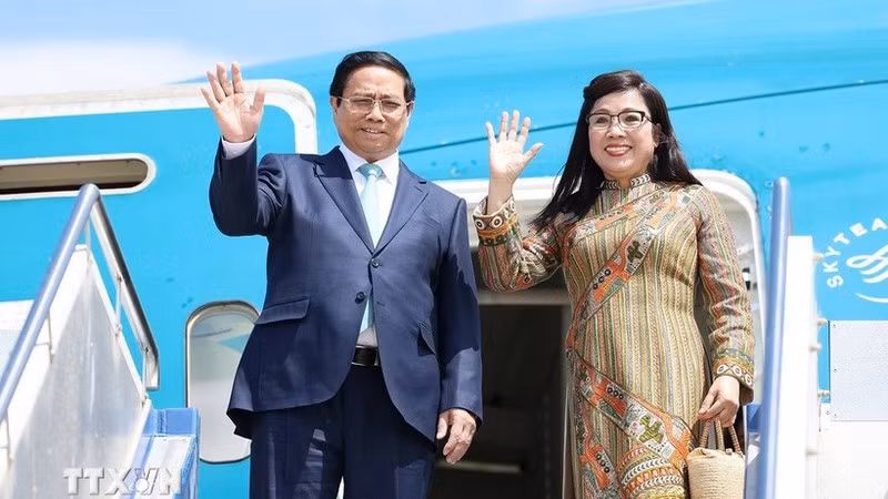 Thủ tướng Phạm Minh Chính và Phu nhân.