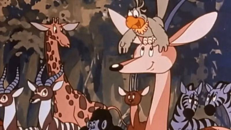 Cảnh trong phim hoạt hình "Jungle.
