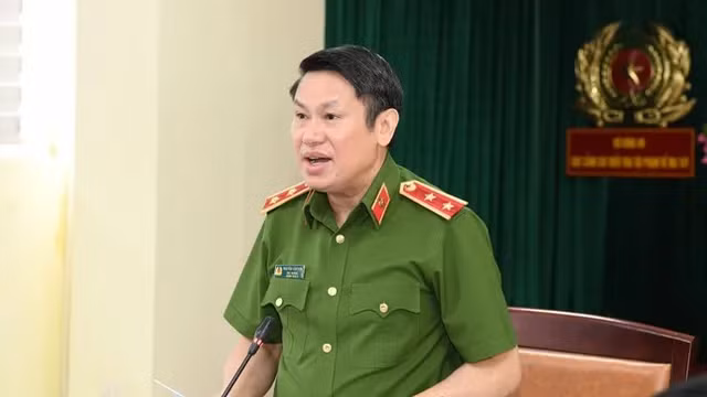 Trung tướng Nguyễn Văn Viện - Cục trưởng Cục Cảnh sát điều tra tội phạm về ma túy.