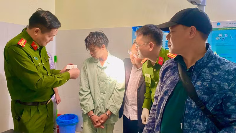 Đối tượng Xươm bị bắt sau 24 giờ lẩn trốn.