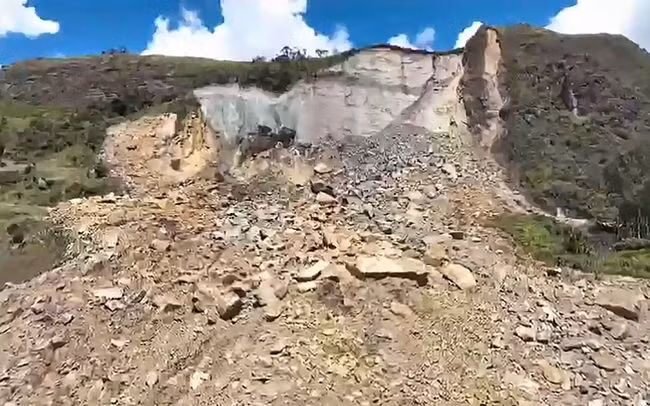 Địa điểm xảy ra vụ lở đất ở làng Yambali thuộc vùng Maip Mulitaka, tỉnh Enga, Papua New Guinea.