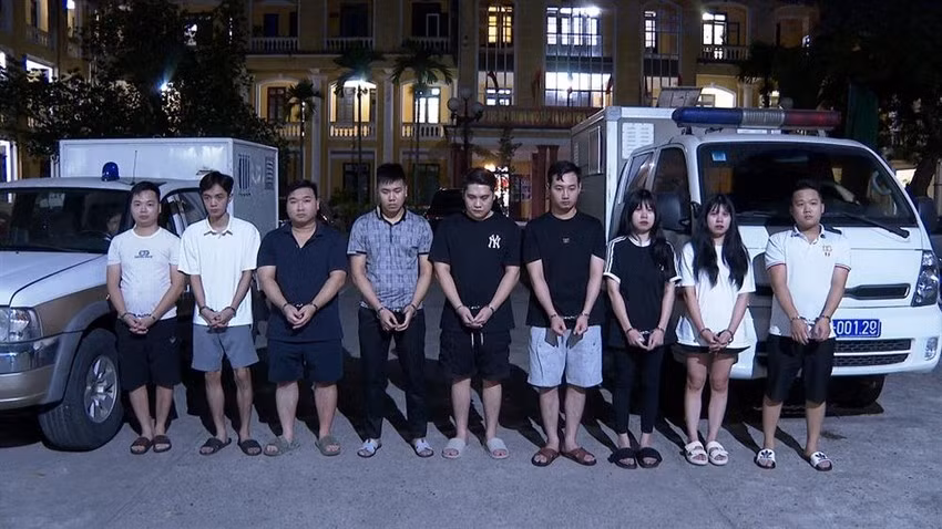 Các bị can liên quan trong vụ án.