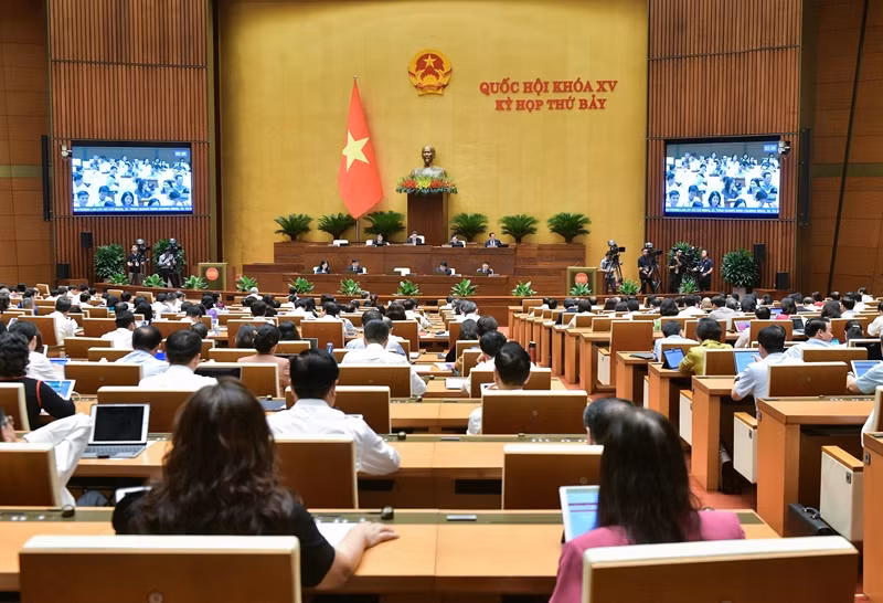 Quang cảnh phiên họp chiều 29/5.