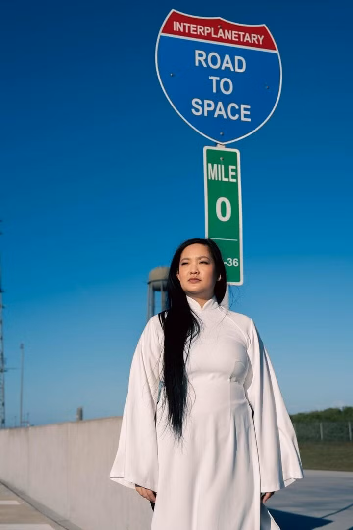 Amanda Nguyen sẽ là người phụ nữ gốc Việt đầu tiên bay vào vũ trụ. (Ảnh: Amanda Nguyen)