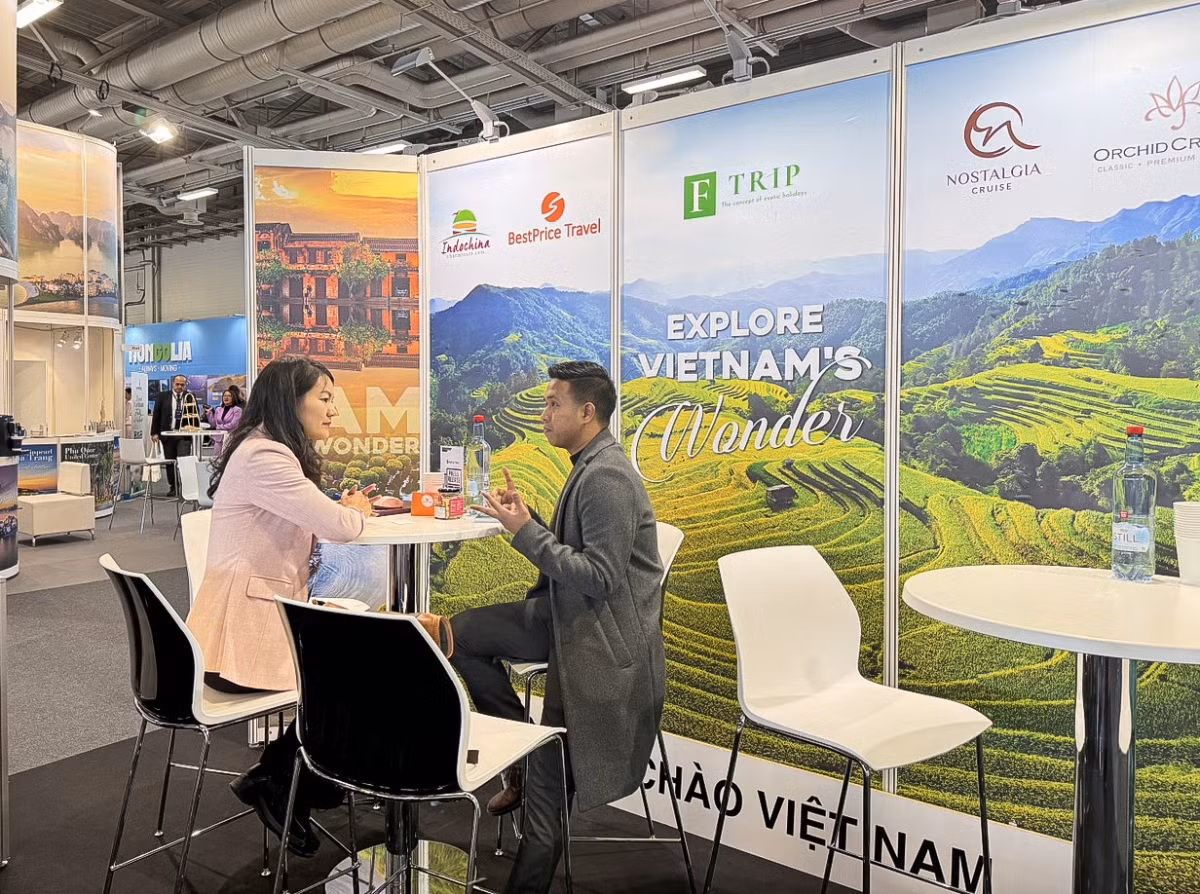 Du lịch Việt Nam được các doanh nghiệp chung tay quảng bá thông qua hình ảnh cỡ lớn.