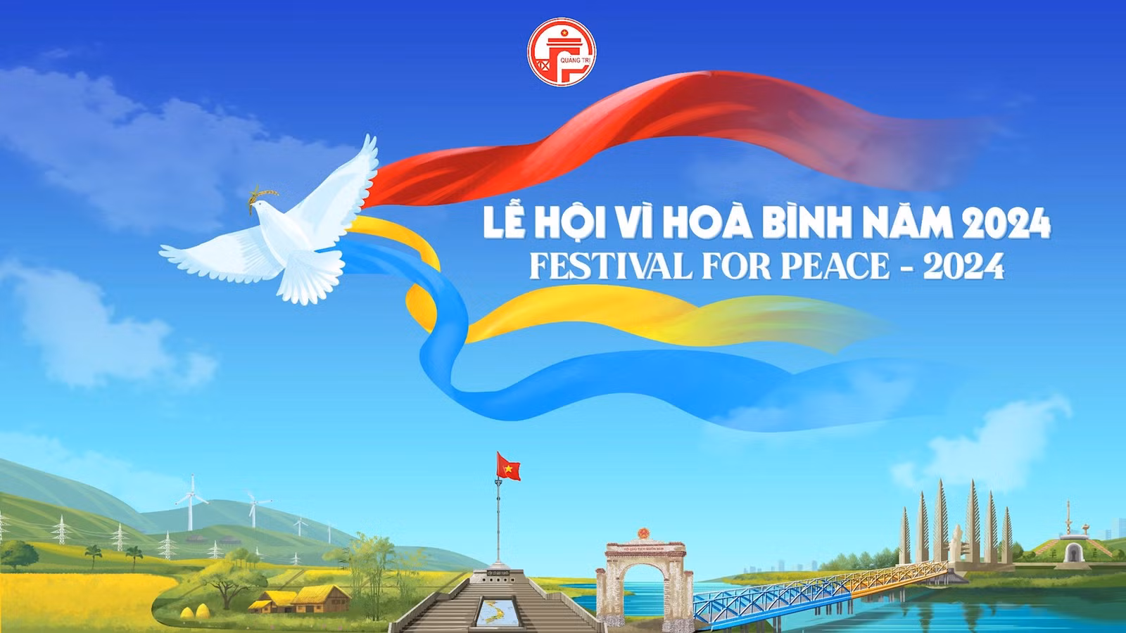 Bộ nhận diện Lễ hội Vì Hòa bình 2024.