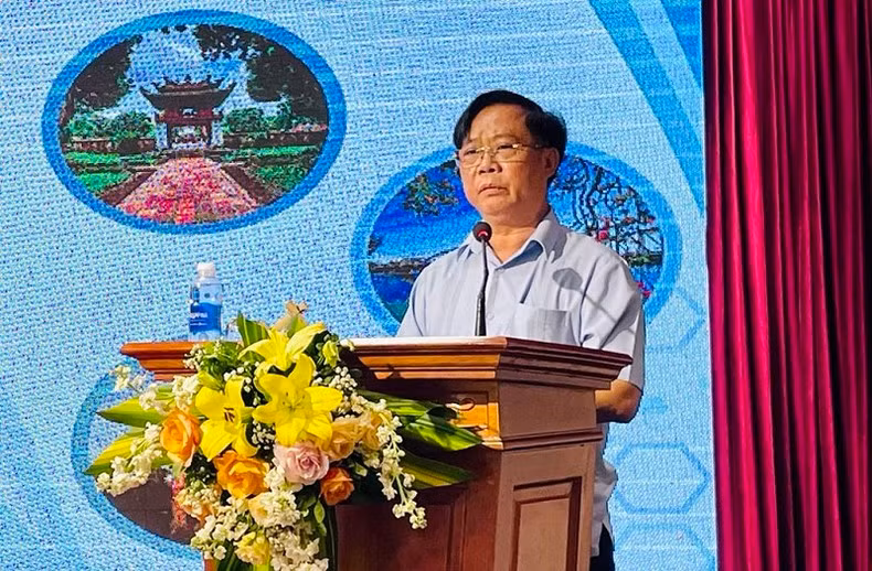 Phó Cục trưởng Cục Du lịch Quốc gia Việt Nam Phạm Văn Thủy phát biểu.