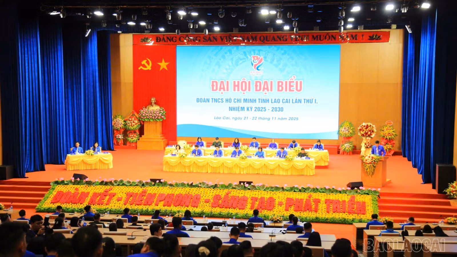 Phiên thứ nhất Đại hội đại biểu Đoàn TNCS Hồ Chí Minh tỉnh Lào Cai lần thứ I, nhiệm kỳ 2025 - 2030.