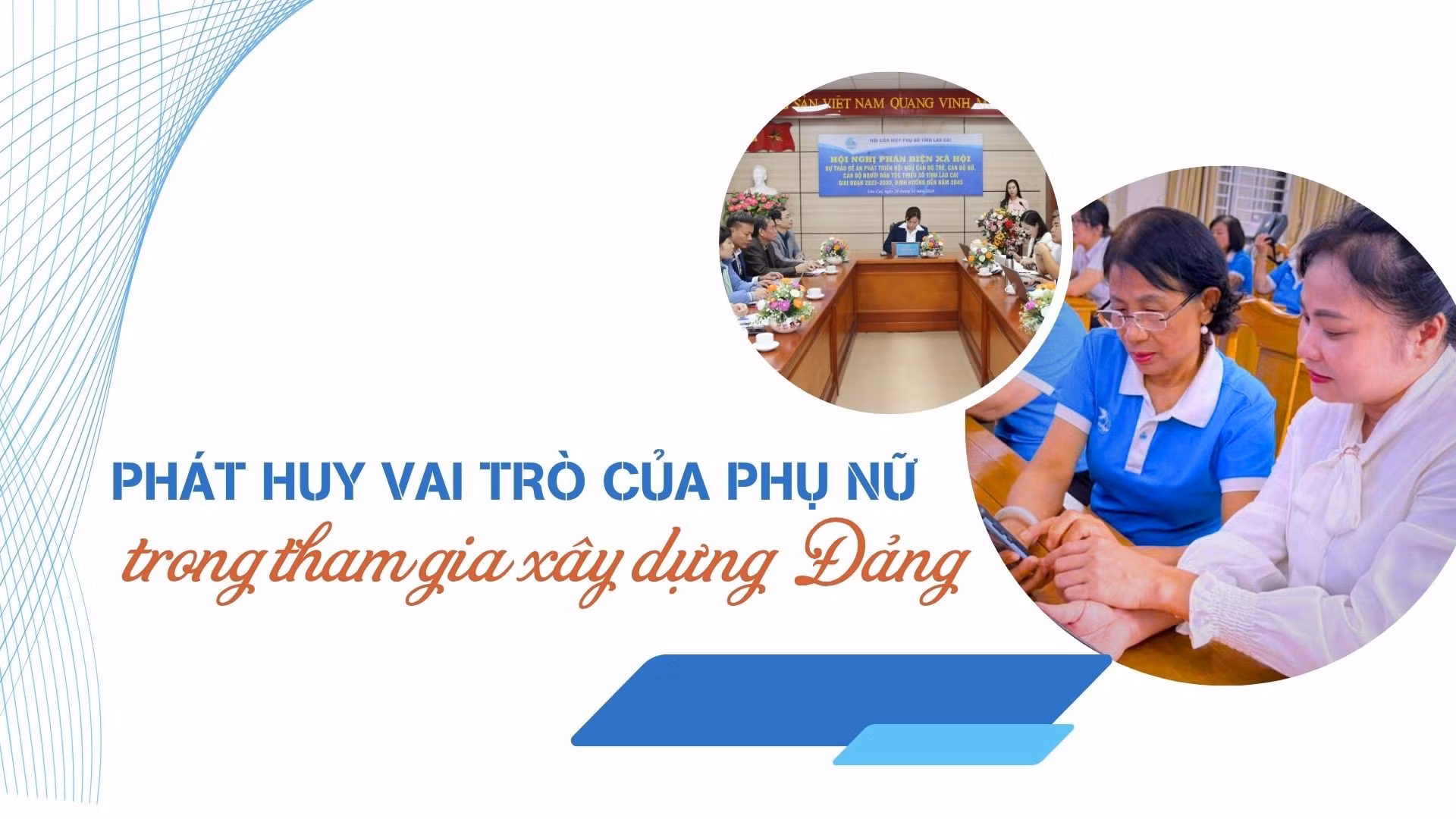 Phát huy vai trò của phụ nữ trong tham gia xây dựng Đảng