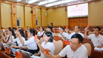 Kỳ họp thứ 3, HĐND phường Cam Đường thông qua 8 nghị quyết