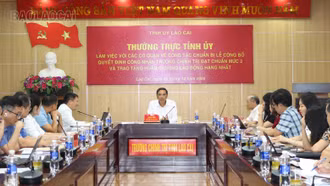 Phó Bí thư Thường trực Tỉnh ủy Hoàng Giang: Chuẩn bị chu đáo cho Lễ công bố quyết định công nhận Trường Chính trị tỉnh đạt chuẩn mức 2