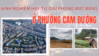 Kinh nghiệm hay từ giải phóng mặt bằng ở phường Cam Đường