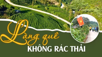 Làng quê không rác thải