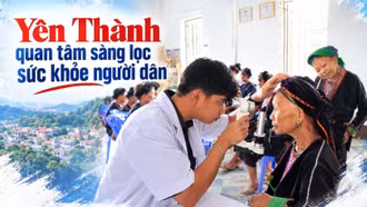 Yên Thành quan tâm sàng lọc sức khỏe người dân