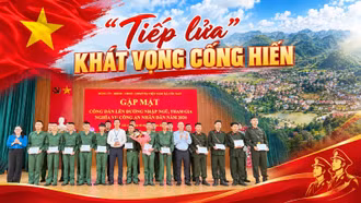 “Tiếp lửa” khát vọng cống hiến