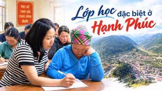Lớp học đặc biệt ở Hạnh Phúc