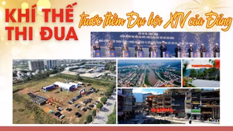 Khí thế thi đua trước thềm Đại hội XIV của Đảng