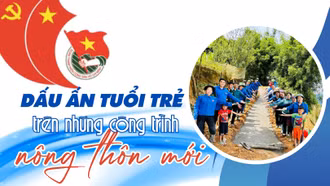 Dấu ấn tuổi trẻ trên những công trình nông thôn mới