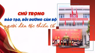 Chú trọng đào tạo, bồi dưỡng cán bộ người dân tộc thiểu số