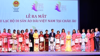 Chính thức ra mắt Câu lạc bộ Di sản Áo dài Việt Nam tại châu Âu