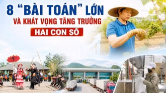 8 "bài toán" lớn và khát vọng tăng trưởng hai con số