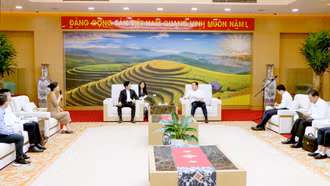 Bí thư Tỉnh ủy Dương Quốc Huy tiếp xã giao Đoàn công tác Công ty TNHH Hương Gia Vị Sơn Hà 